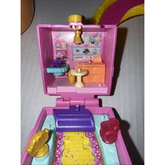 Polly Pocket Play Sets Koala Purse Corgi Dog Compact Playground Swing Garage - Picture 9 of 16